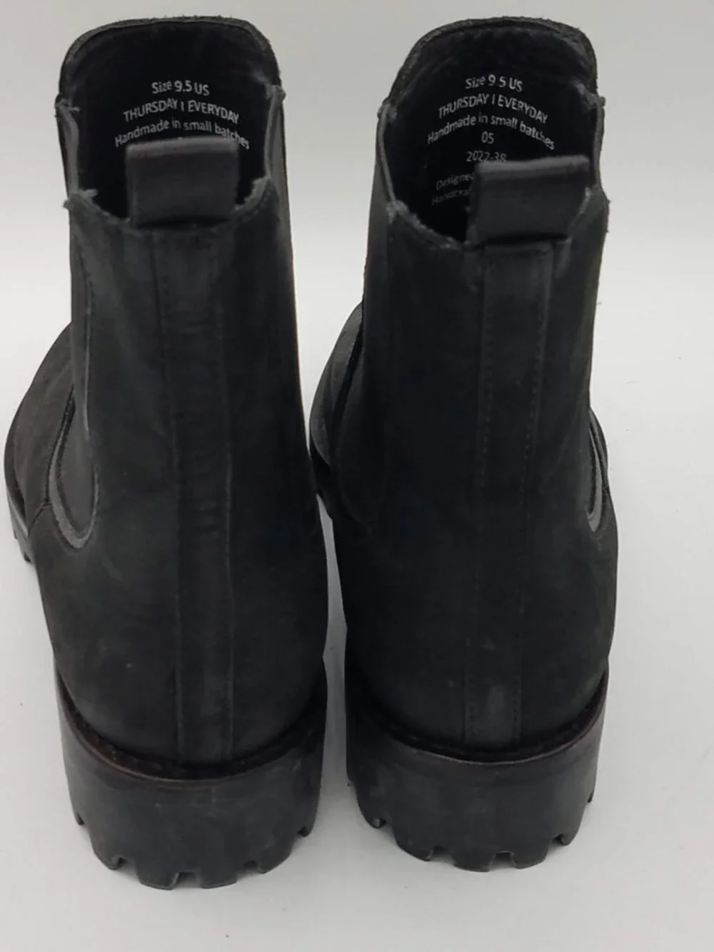 Thursday Boot Legend Chelsea Boots Matte Black Leather Everyday Womens 9.5